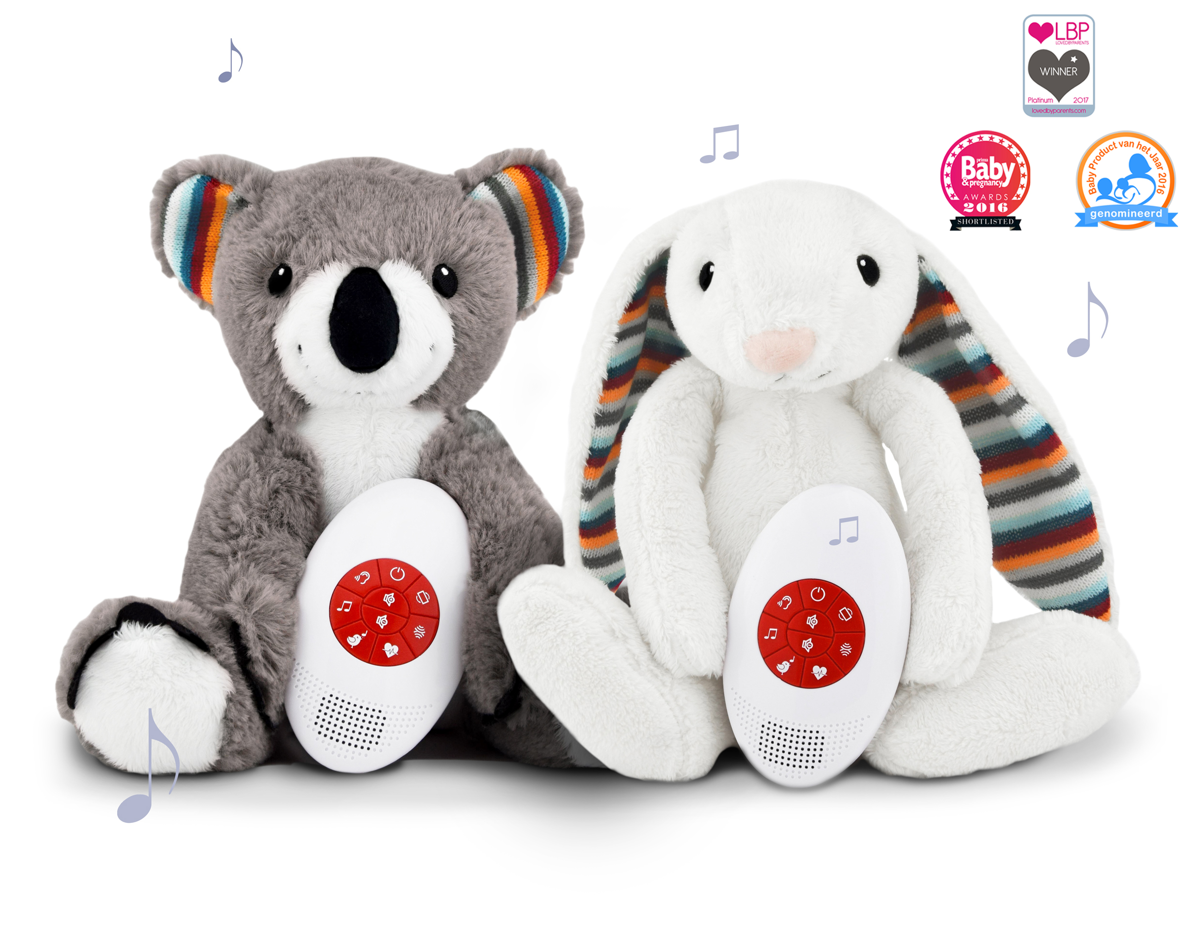 zazu-coco-and-bibi-peluche-apaisante-battement-de-c-ur-b-b image 1