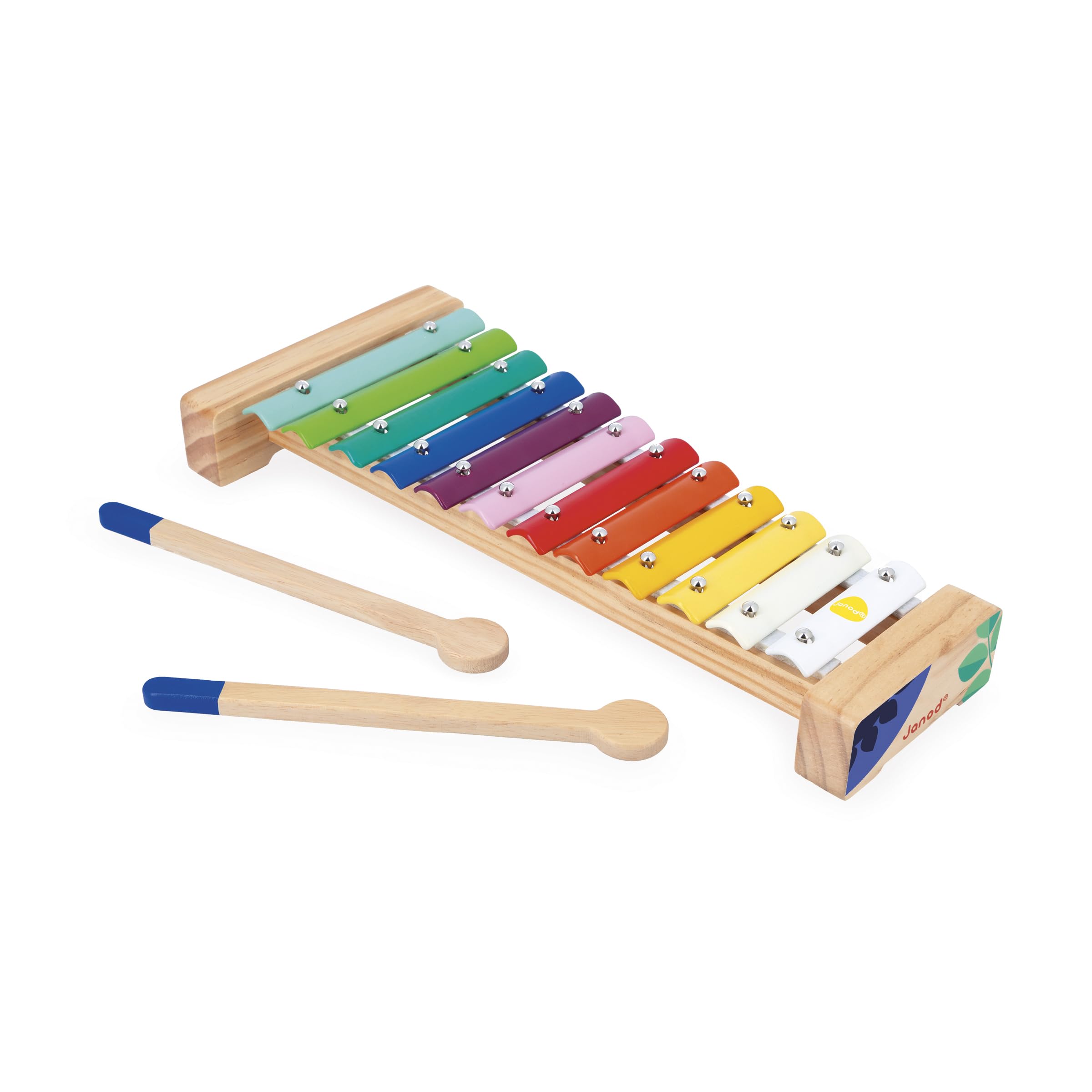 janod-j07663-xylophone-en-bois-et-m-tal-12-touches-2-baguettes image 3
