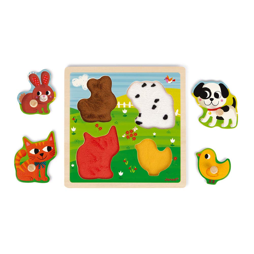 janod-puzzle-tactile-bois-mes-premiers-animaux-j07080-4-pi-ces-d-s-12-mois image 3