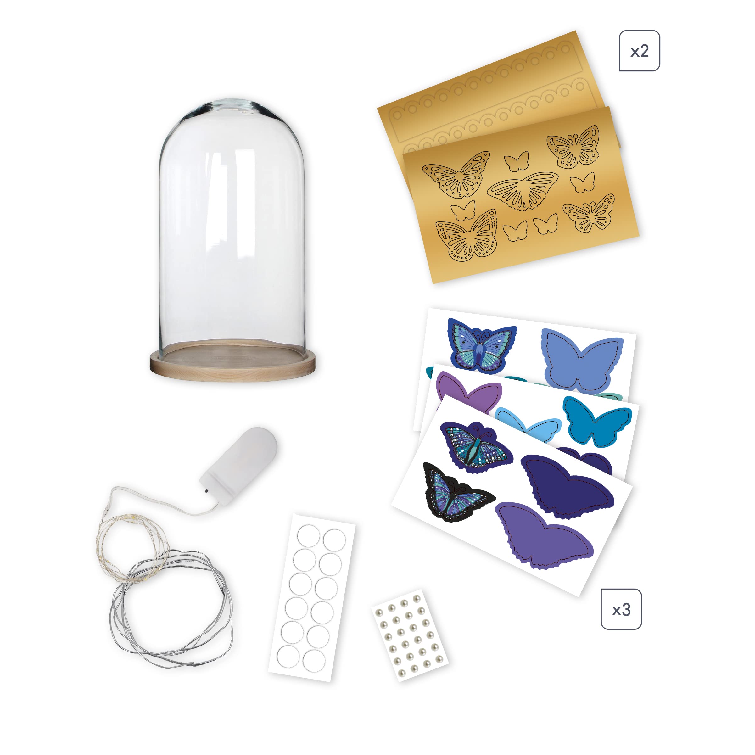 janod-les-ateliers-d-co-j07878-cloche-lumineuse-papillons-bleus-et-dor-s-cr-er image 3