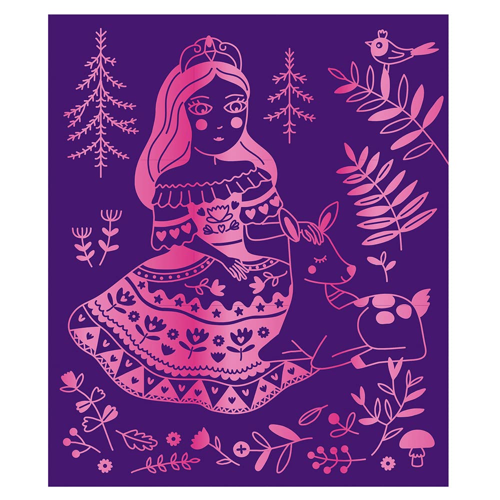 janod-j07893-kit-cr-atif-scratch-art-jolies-princesses-8-tableaux-gratter image 7