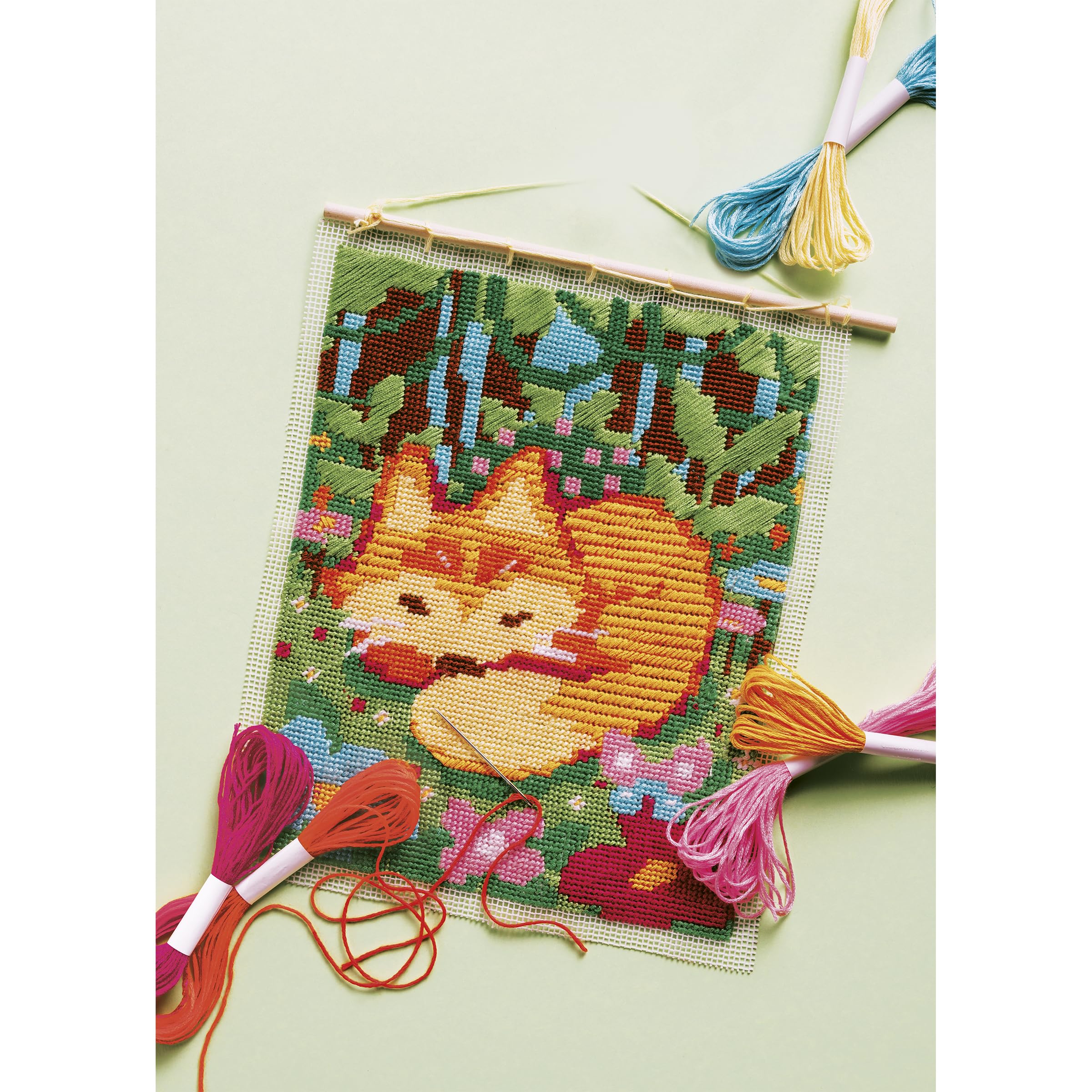 janod-kit-cr-atif-canevas-renard-suspendre-broderie-facile-strass image 3