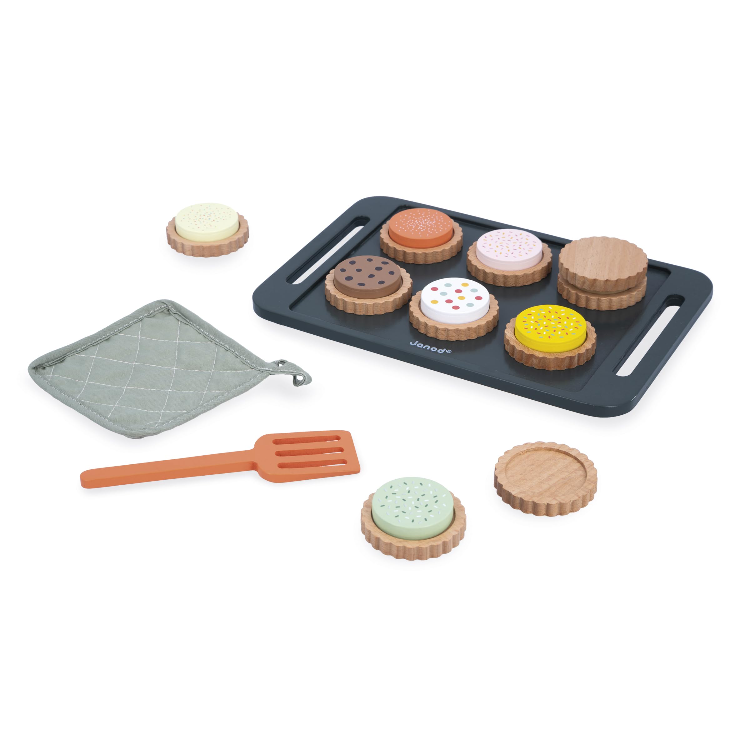 janod-atelier-biscuits-en-bois-j06643-kit-p-tisserie-plateau-avec-gant-et-spatul image 2