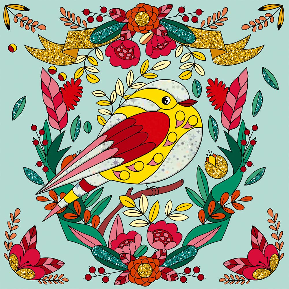 janod-kit-cr-atif-paillettes-et-dorures-oiseaux-8-tableaux image 8