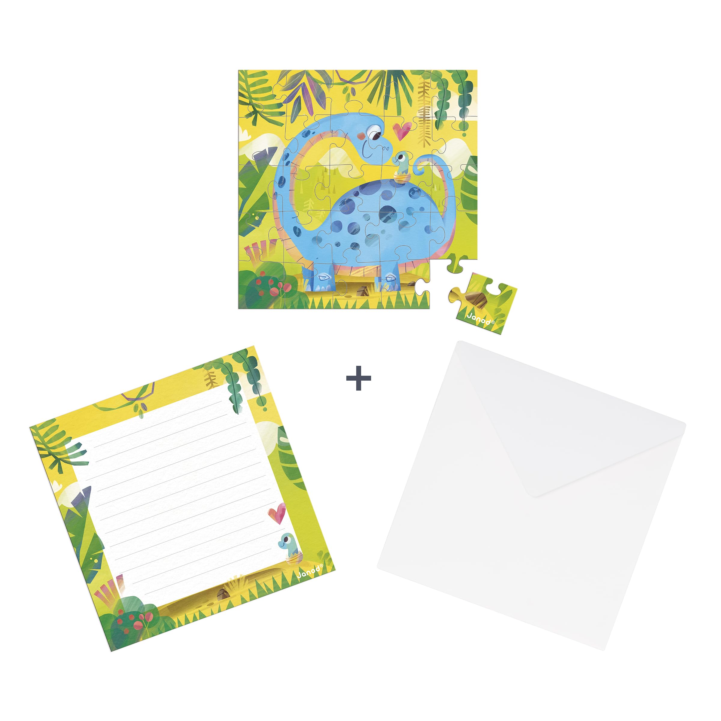 janod-carte-cadeau-puzzle-25-pi-ces-dinosaures image 2