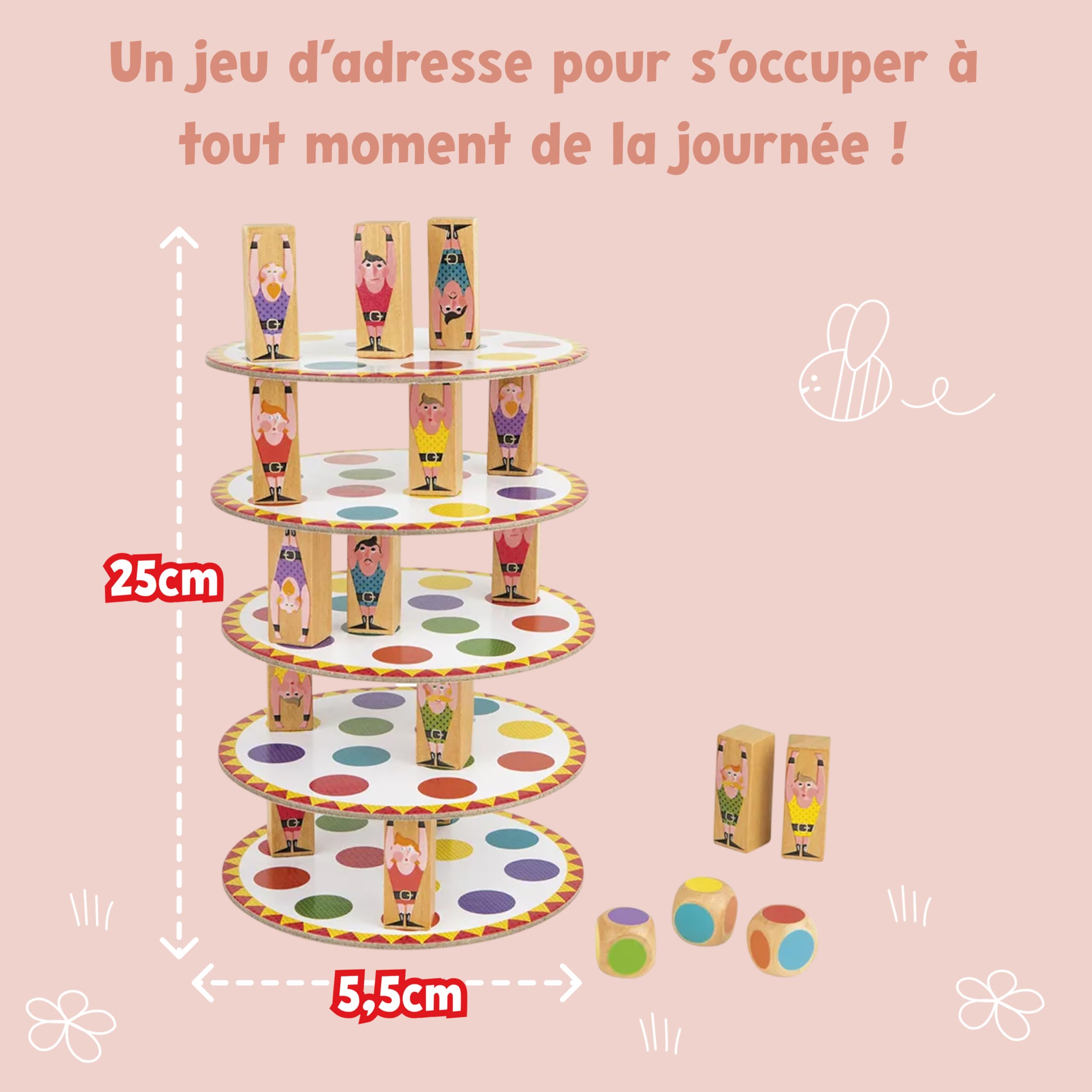janod-acrobat-jeu-d-quilibre-en-bois-et-carton-fsc-d-s-5-ans-2-8-joueurs image 3