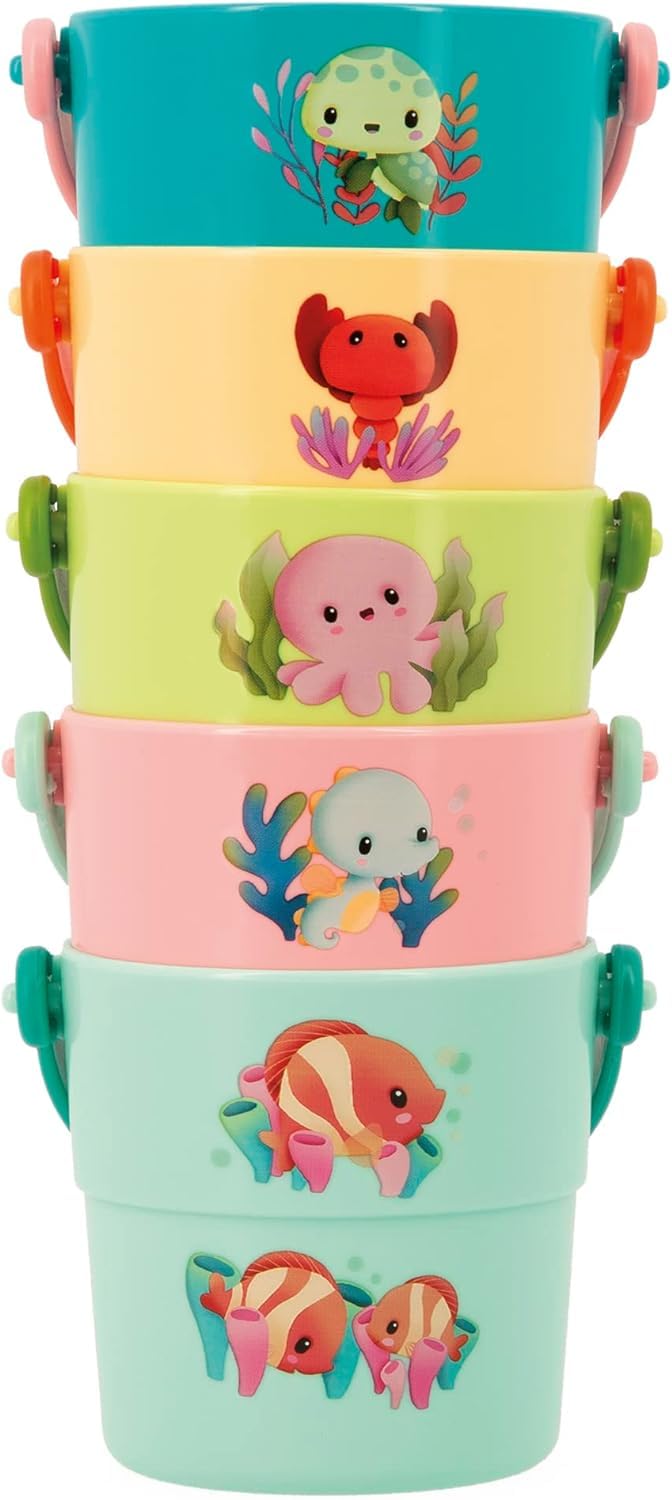 janod-5-seaux-d-activit-s-bain-j04722-jouets-de-bain-b-b-animaux-marins image 4