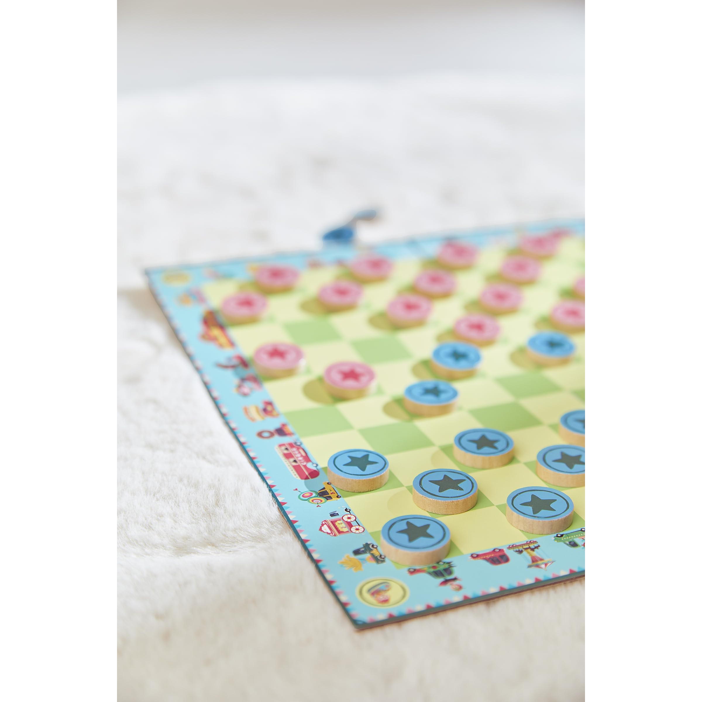 janod-jeu-des-petits-chevaux-jeu-de-dames-2-en-1-bois-d-s-4-ans image 6