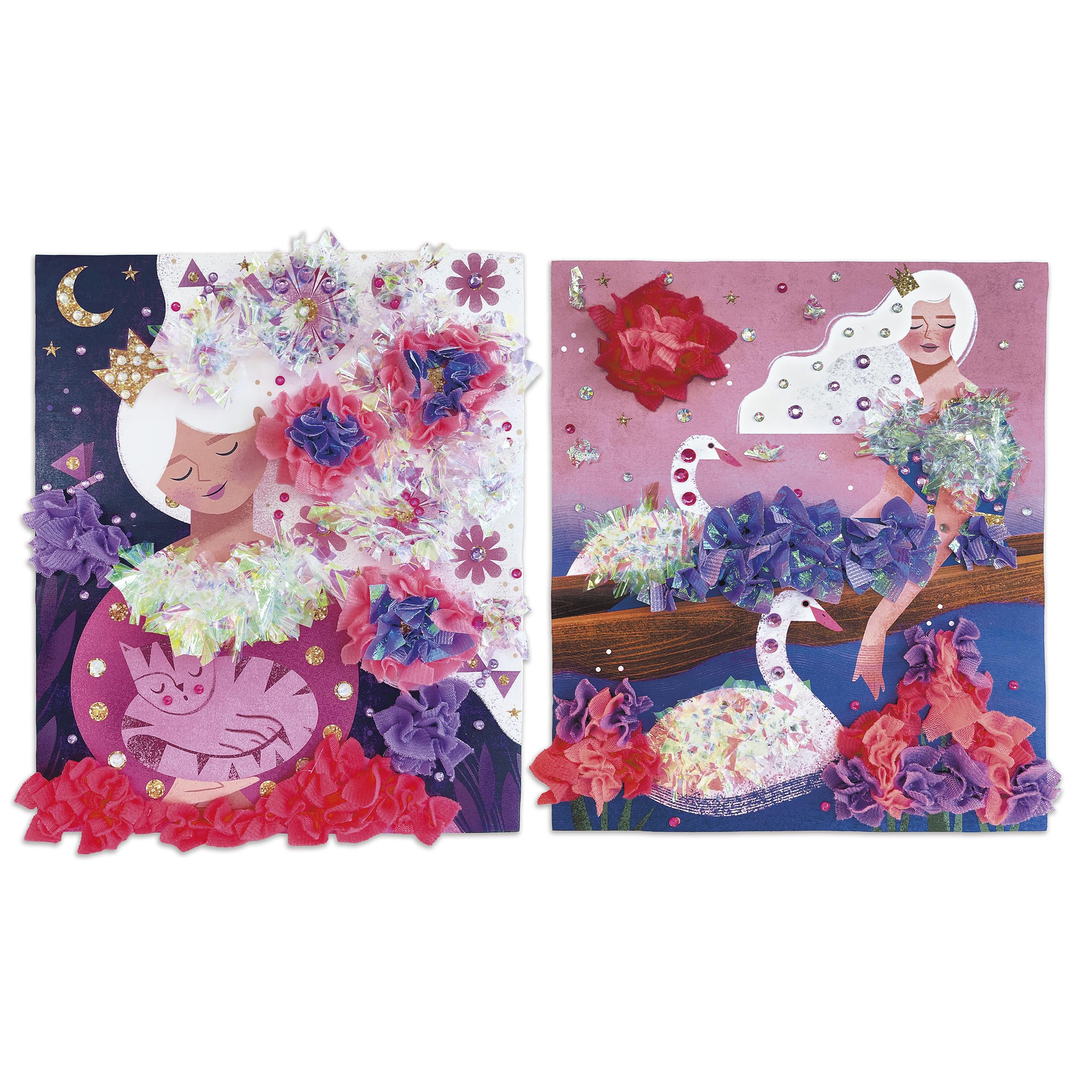janod-les-ateliers-du-calme-kit-cr-atif-froufrous-et-strass-princesses-2-tableau image 5