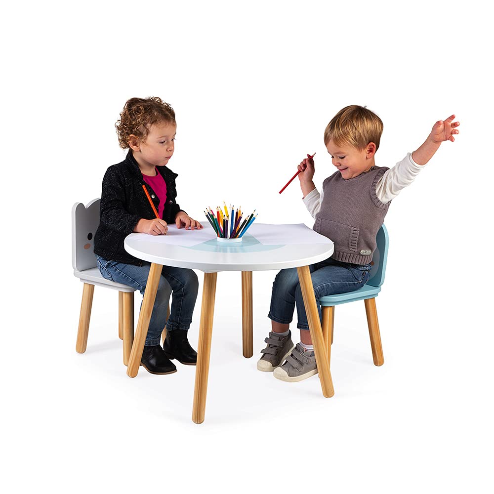 janod-j09650-table-et-2-chaises-banquise-en-bois-3-6-ans-ours-et-pingouin image 4