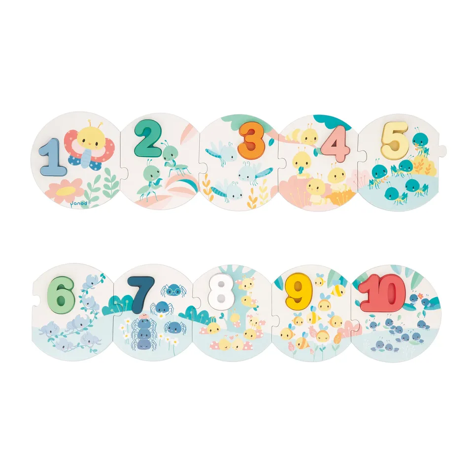 janod-puzzle-pure-mes-premiers-chiffres-j08042-puzzle-10-pi-ces-10-chiffres-en-b image 1