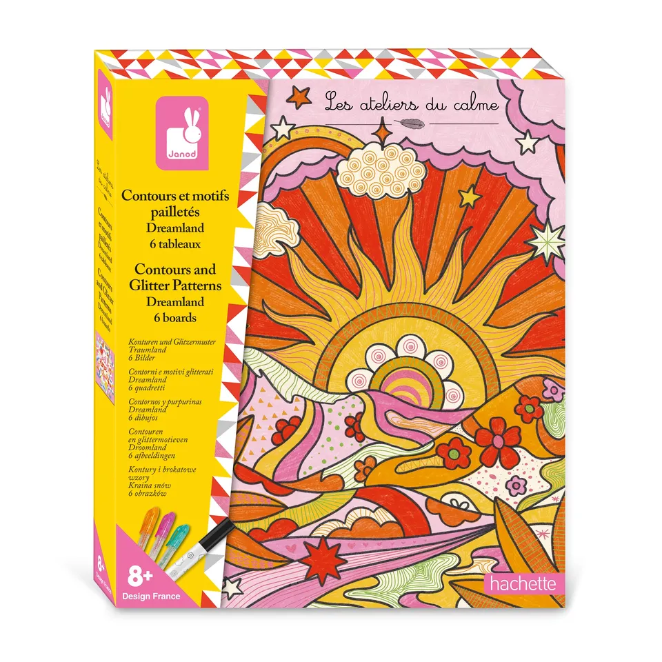 janod-dreamland-j07727-kit-6-tableaux-contours-paillet-s image 1