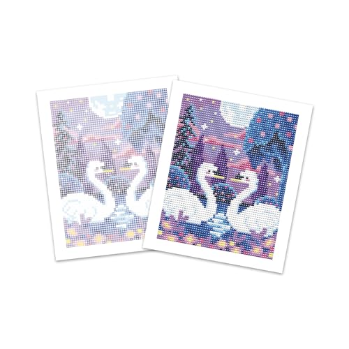 janod-kit-peinture-diamant-phosphorescente-cygnes-tableau-3900-strass-d-s-8-ans image 8