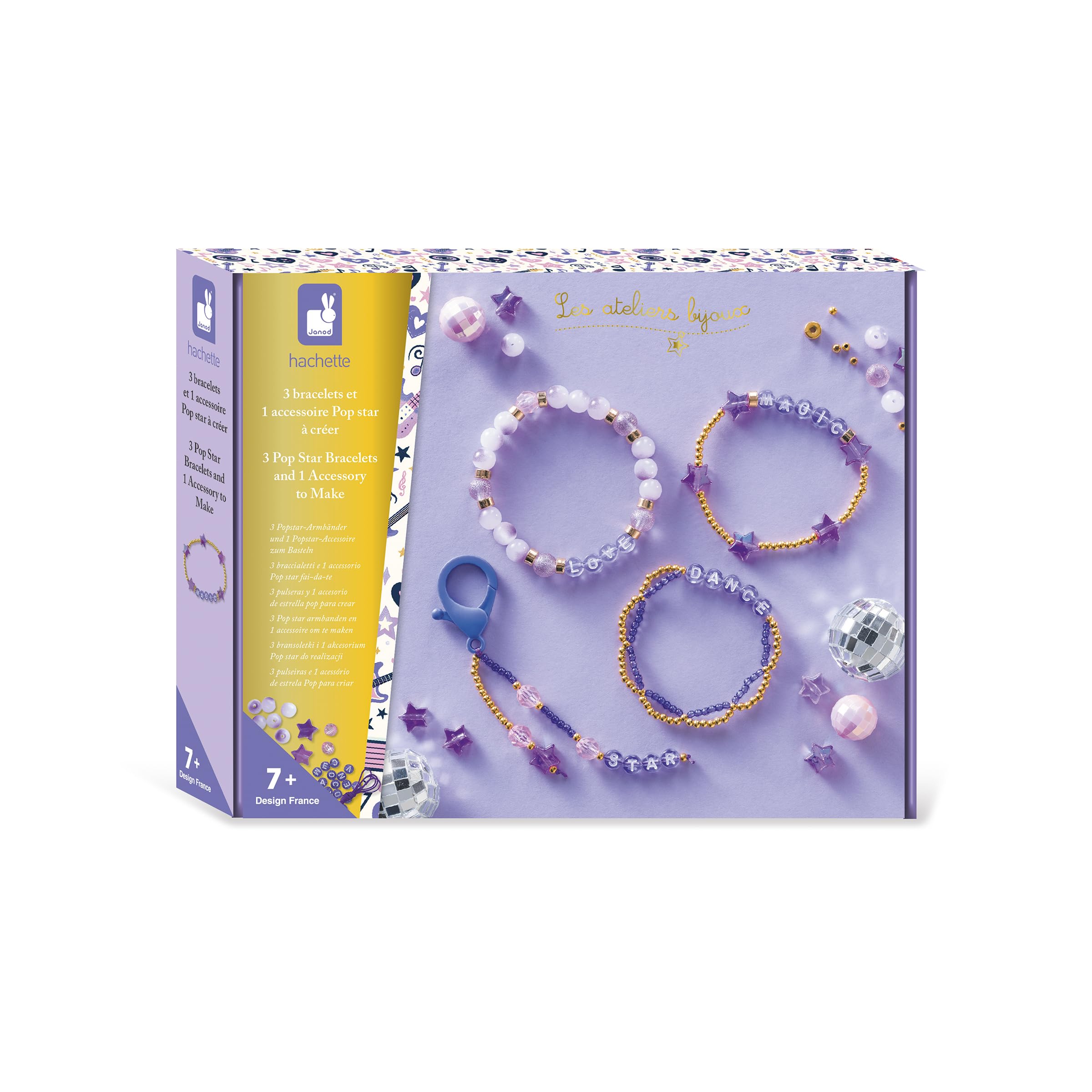 janod-4-bijoux-cr-er-kit-cr-ation-bijoux-tendance-2-bracelets-porte-cl-s-collier image 1