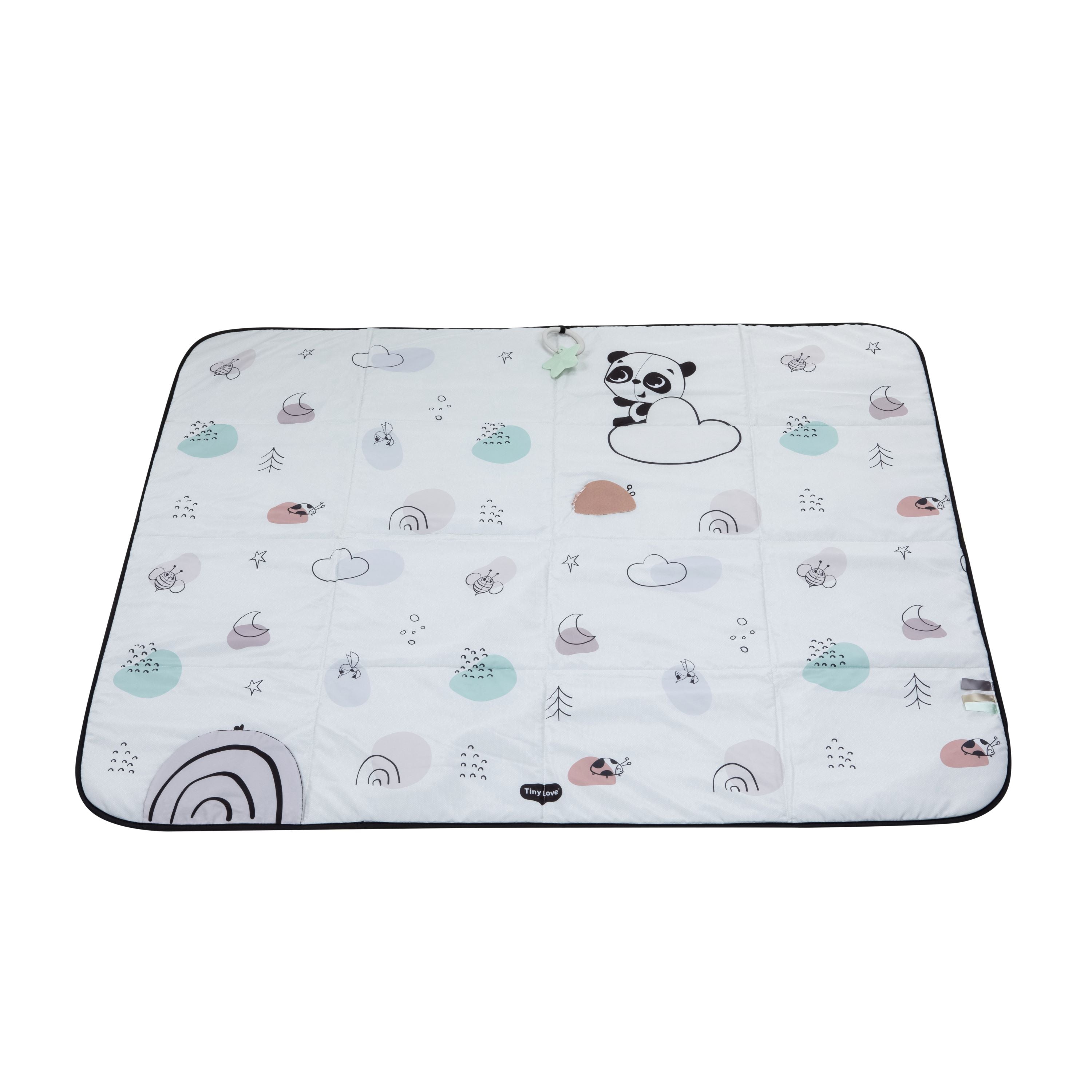 tiny-love-tapis-de-pique-nique-exterieur-xl-noir-et-blanc-espace-de-jeu-portable image 1