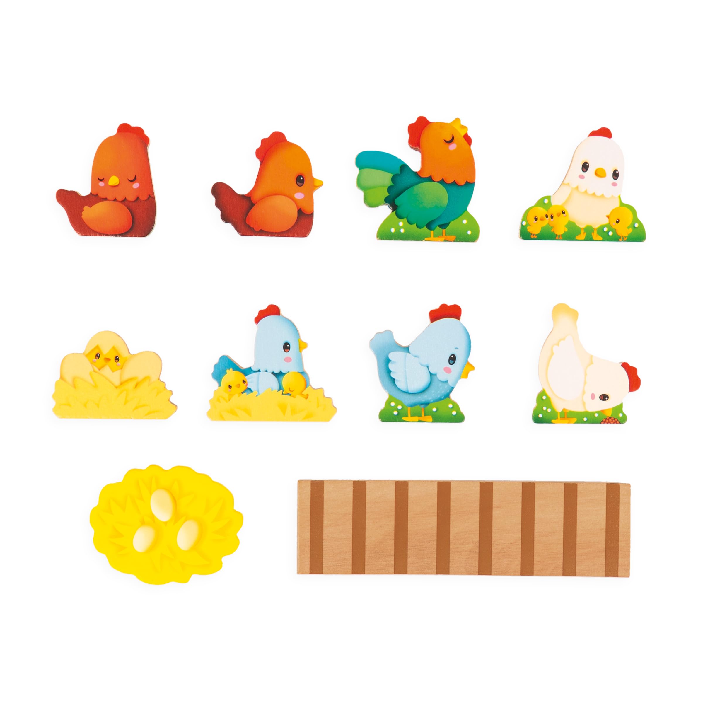 janod-j03311-mon-premier-poulailler-en-bois-fsc-1-poulailler-9-poules image 4