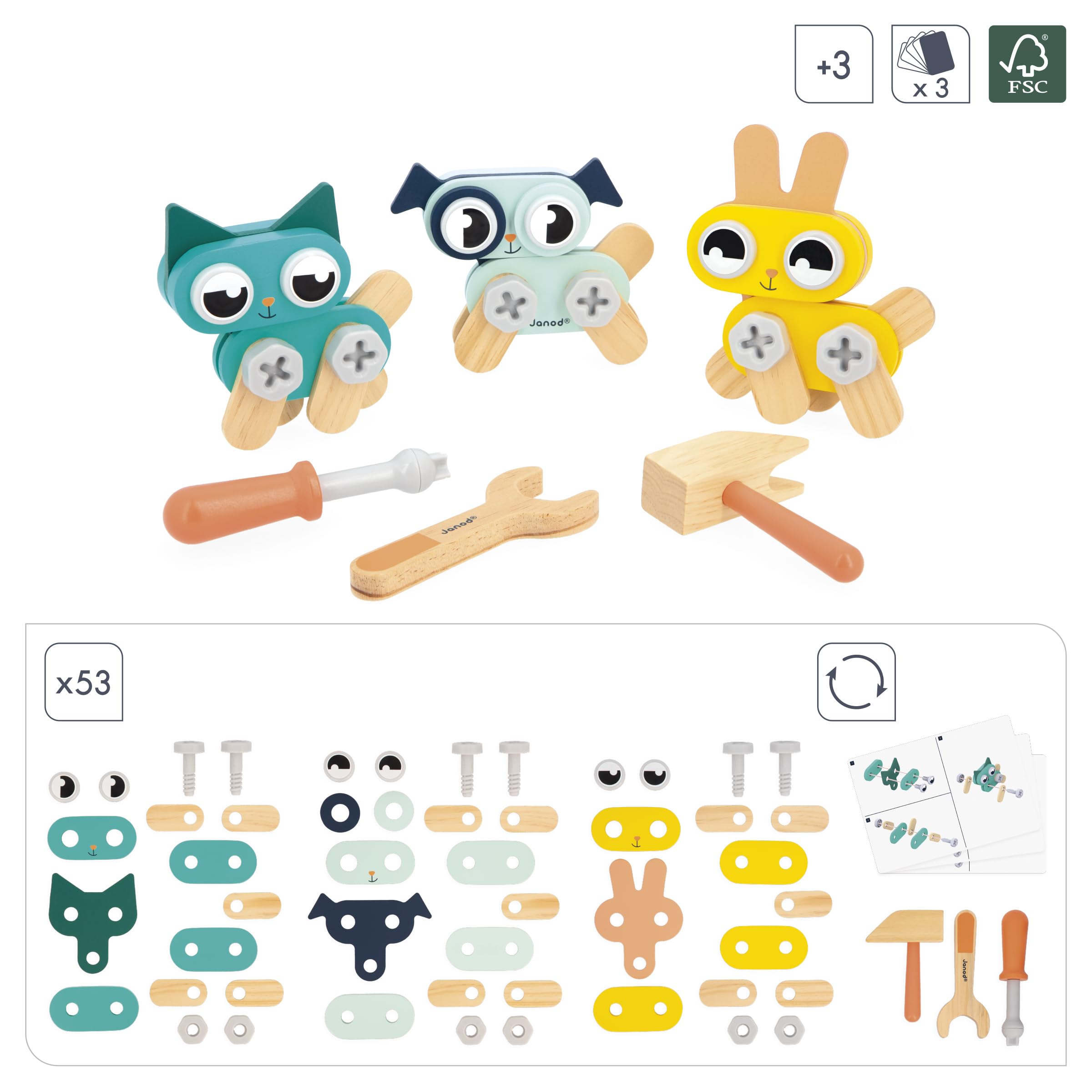 janod-j06450-mon-premier-jeu-de-construction-brico-kids-3-animaux-53-pi-ces-d-s- image 7