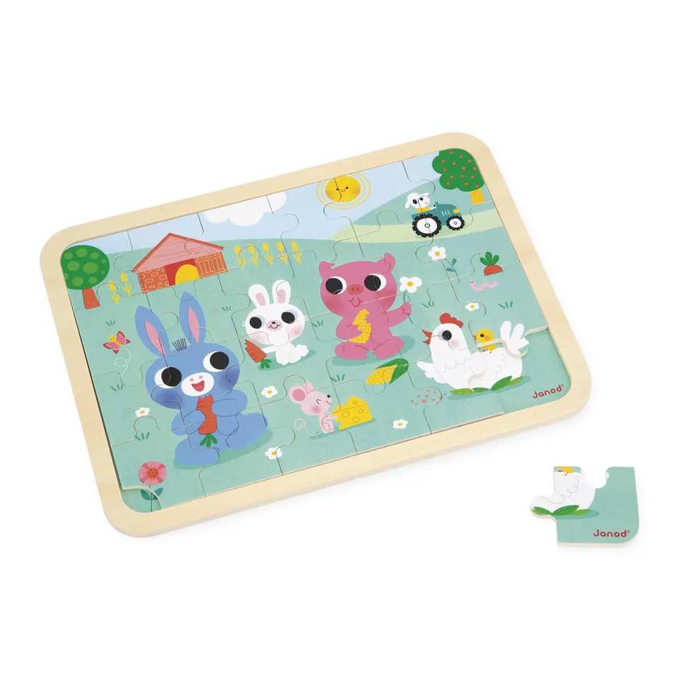 janod-j07126-puzzle-en-bois-ferme-24-pi-ces-jeu-des-5-erreurs image 1