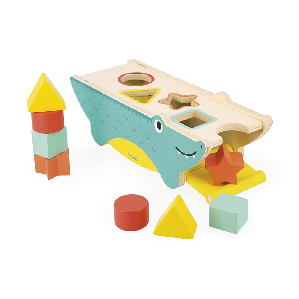 janod-tropik-bo-te-formes-croco-en-bois-8-pi-ces-12-mois image 6