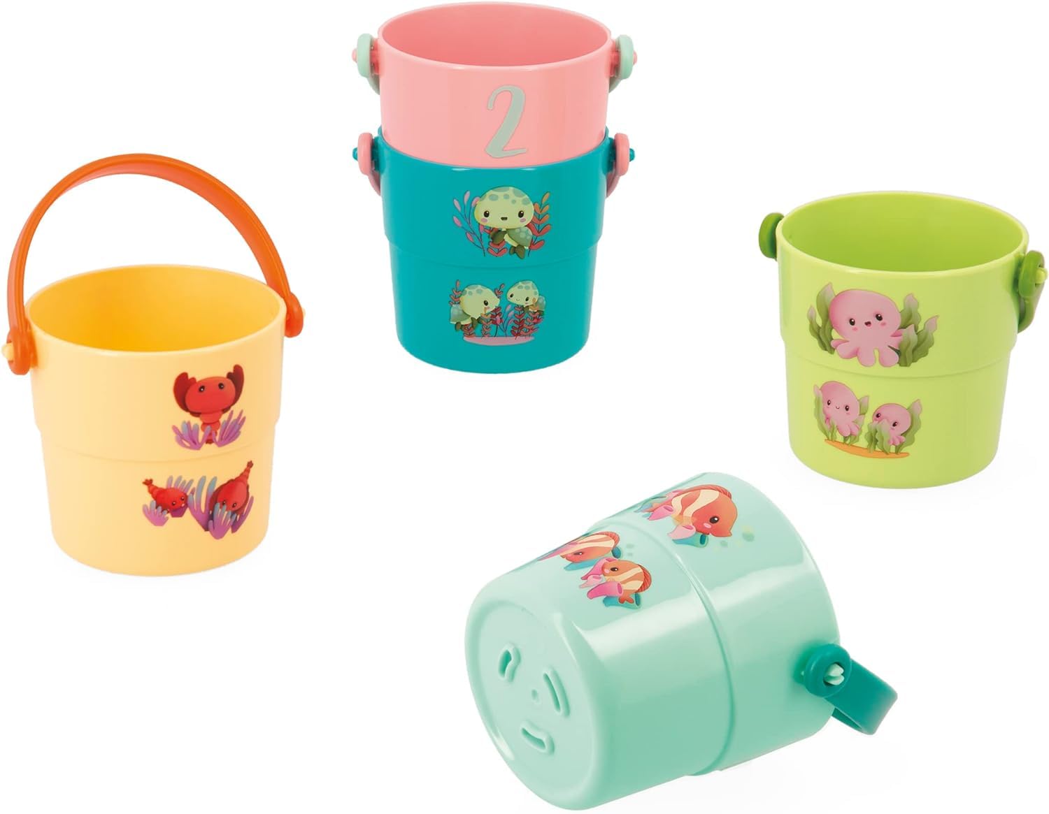 janod-5-seaux-d-activit-s-bain-j04722-jouets-de-bain-b-b-animaux-marins image 6
