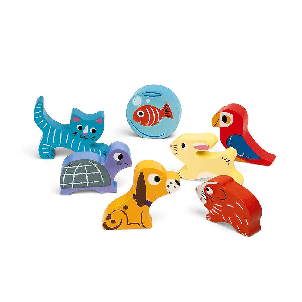 janod-animo-puzzle-en-bois-7-pi-ces-animaux-domestiques image 3