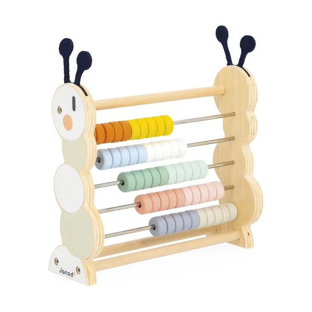 janod-j04014-boulier-apprentissage-bois-50-perles-color-es-d-s-18-mois image 1