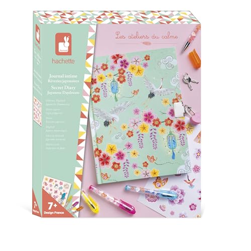 janod-journal-intime-cadenas-c-ur-r-veries-japonaises-96-pages-stickers-4-stylos image 6