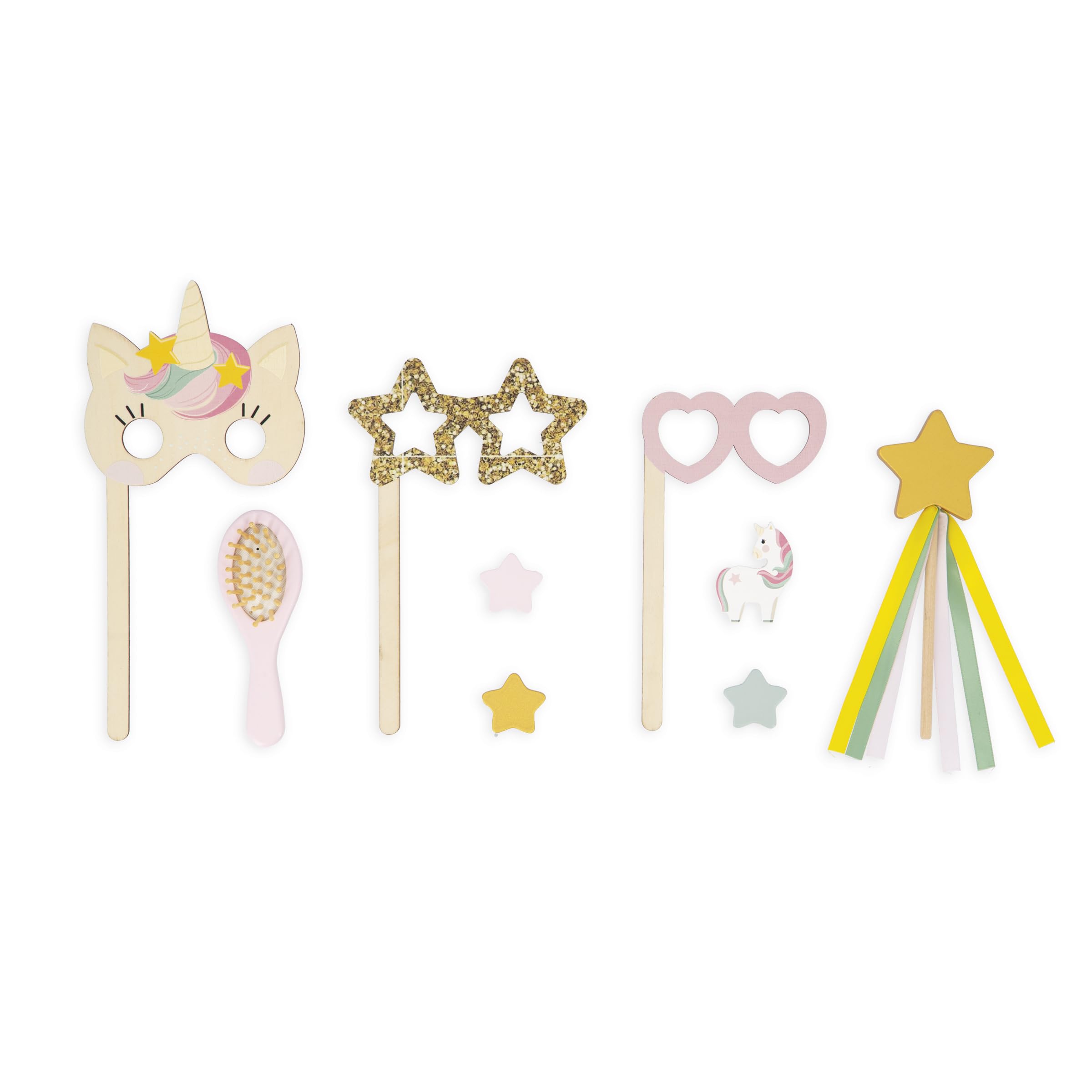 janod-j06464-coiffeuse-enfant-licorne-en-bois-avec-miroir-tabouret-et-10-accesso image 4