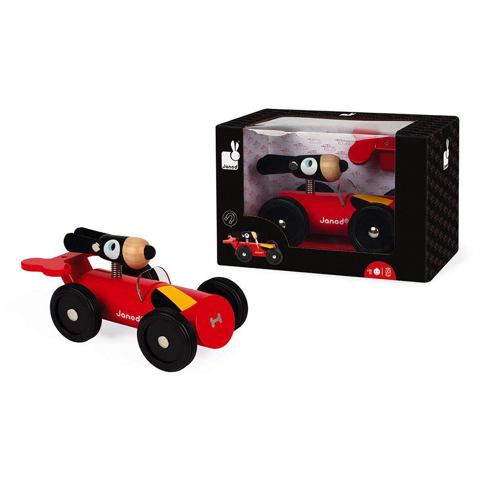 janod-spirit-car-chien-j04490-jouet-tirer-en-bois-laqu image 2