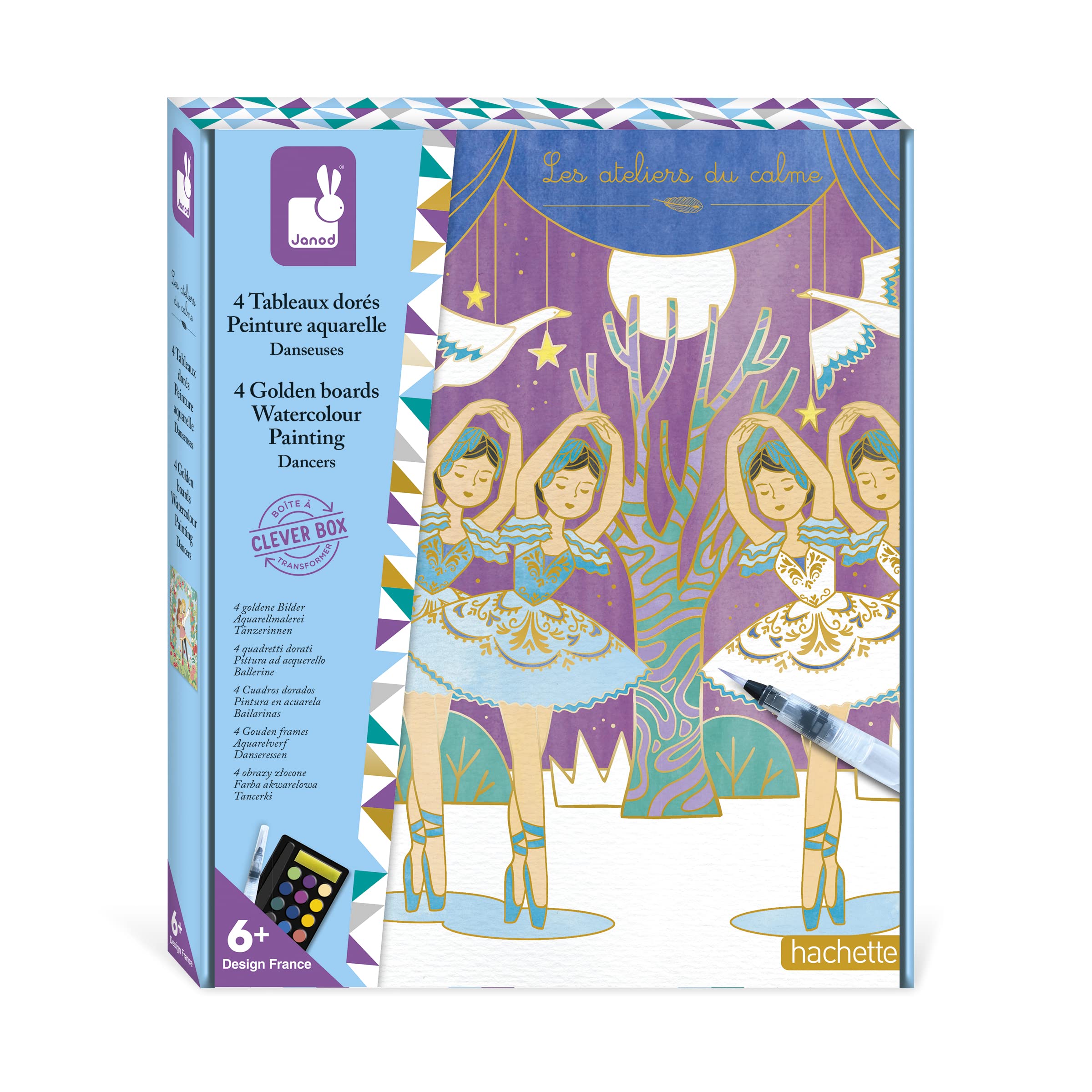 janod-coffret-peinture-aquarelle-danseuses-ateliers-du-calme-j07964 image 1