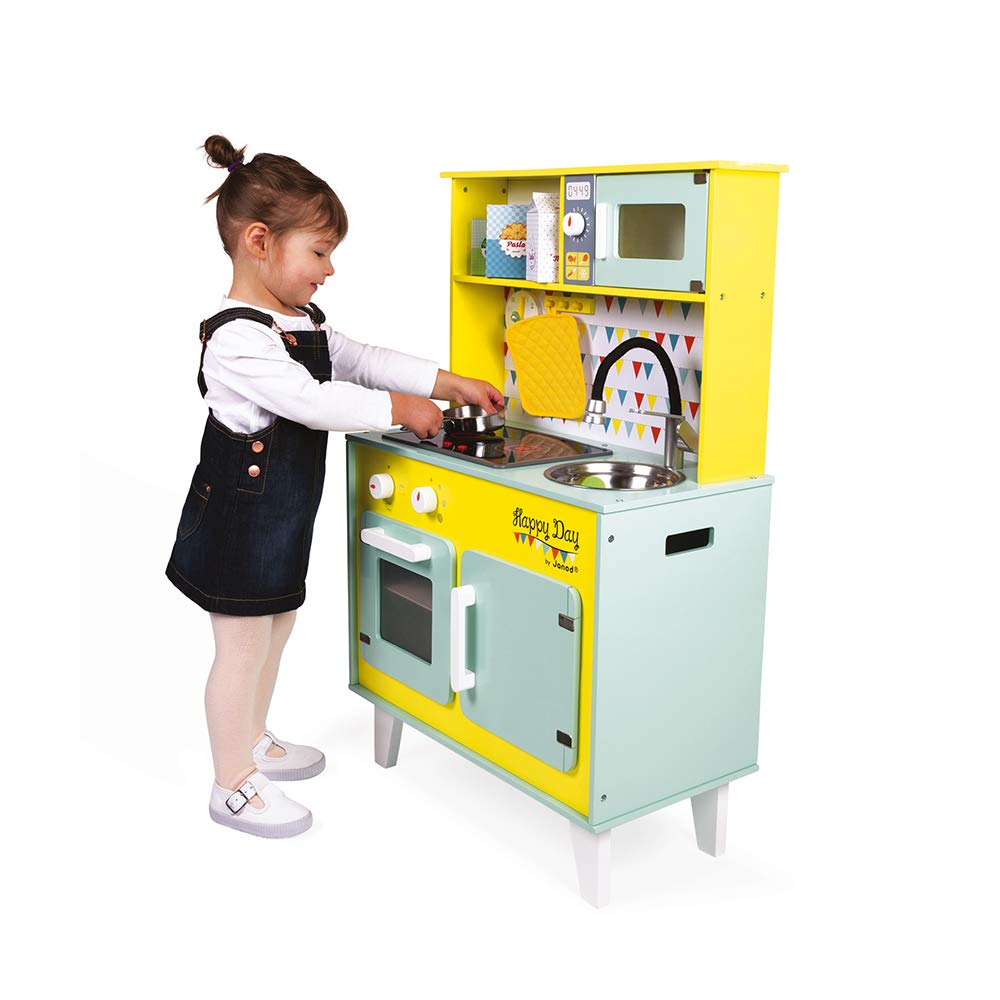janod-happy-day-j06564-grande-cuisine-enfant-en-bois-bleu-jaune-7-accessoires image 6