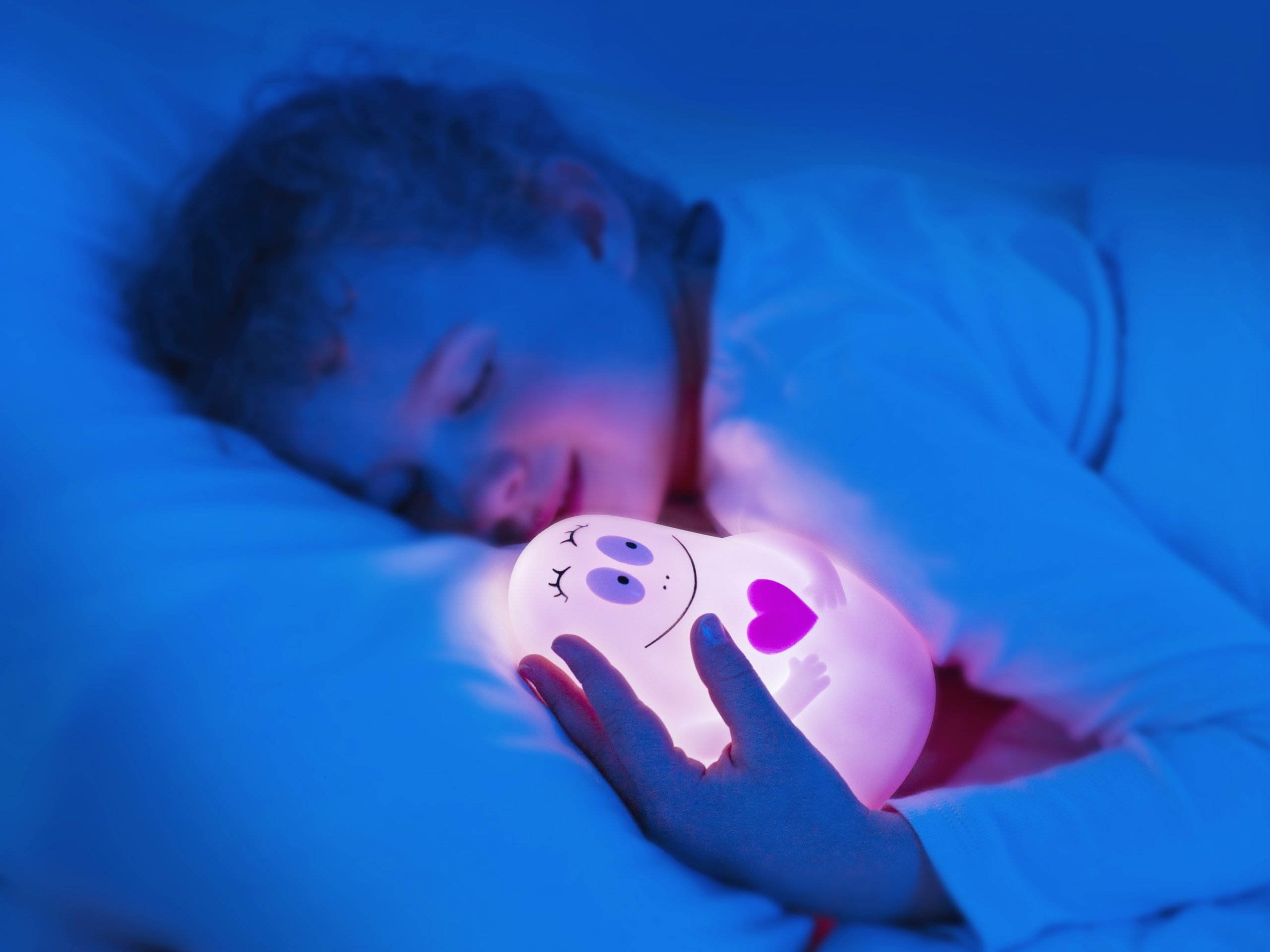 pabobo-lumilove-barbapapa-rose-veilleuse-nomade-b-b-induction image 2