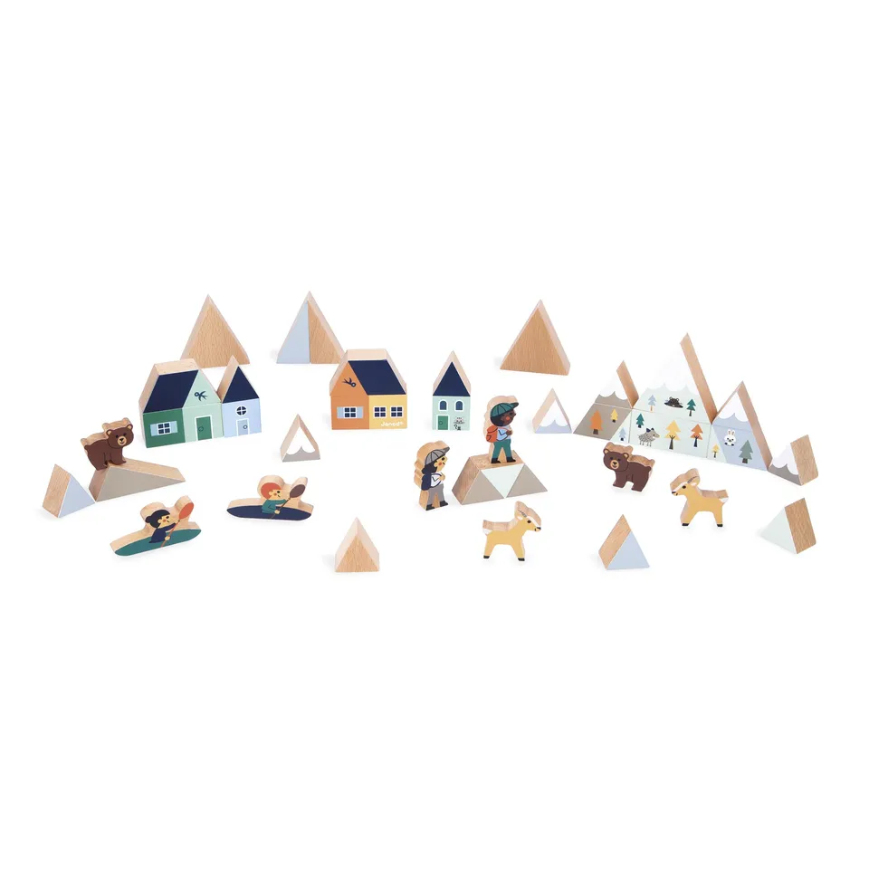 janod-j05947-set-34-cubes-bois-massif-montagne-enneig-e image 1