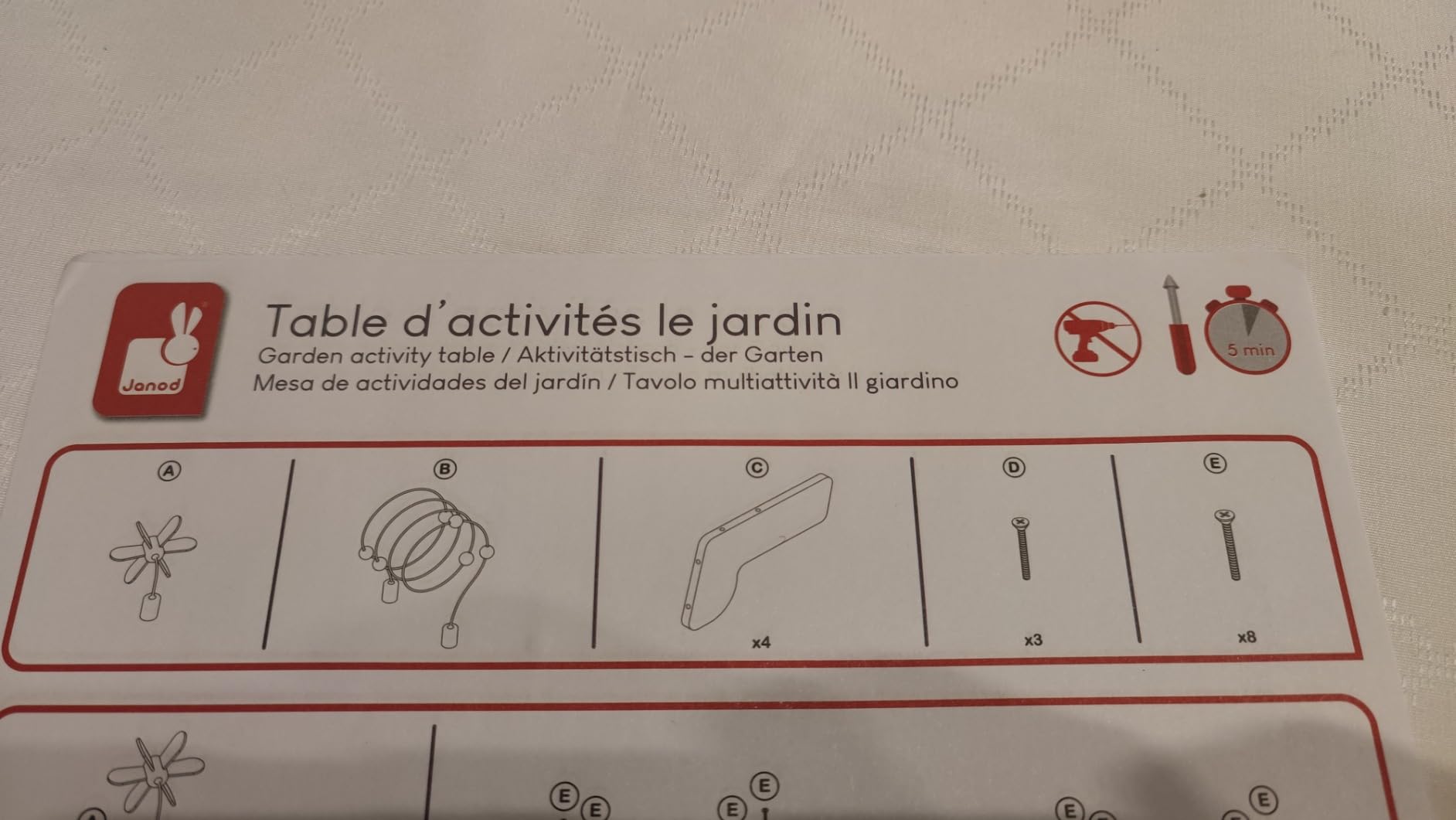 Parfaite pour la motricité fine