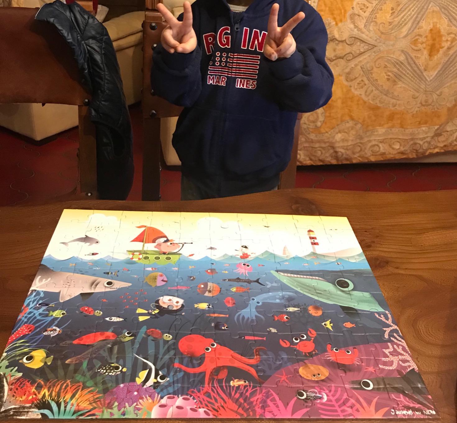 Premier grand puzzle réussi