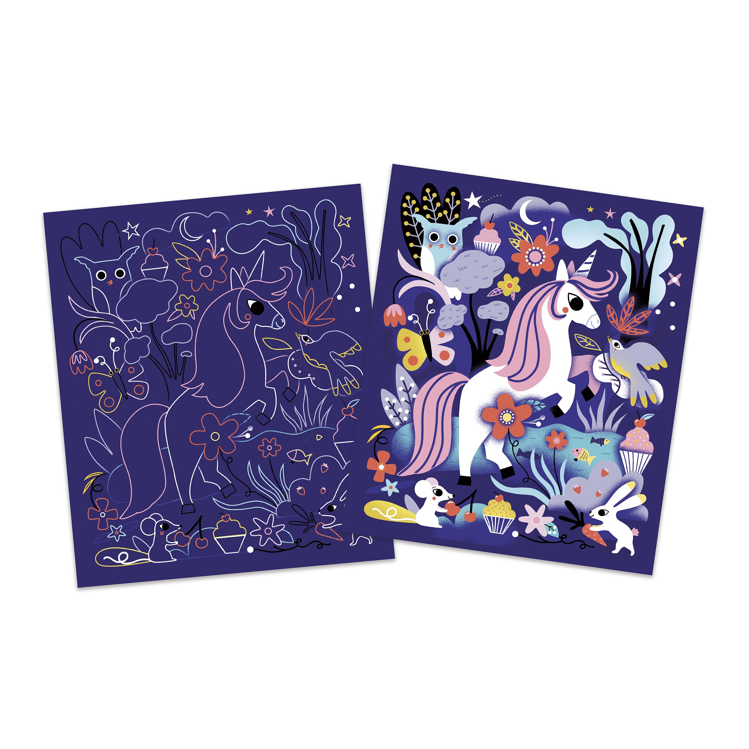janod-kit-cr-atif-scratch-art-licorne-5-tableaux-gratter-holographiques-d-s-6-an image 6