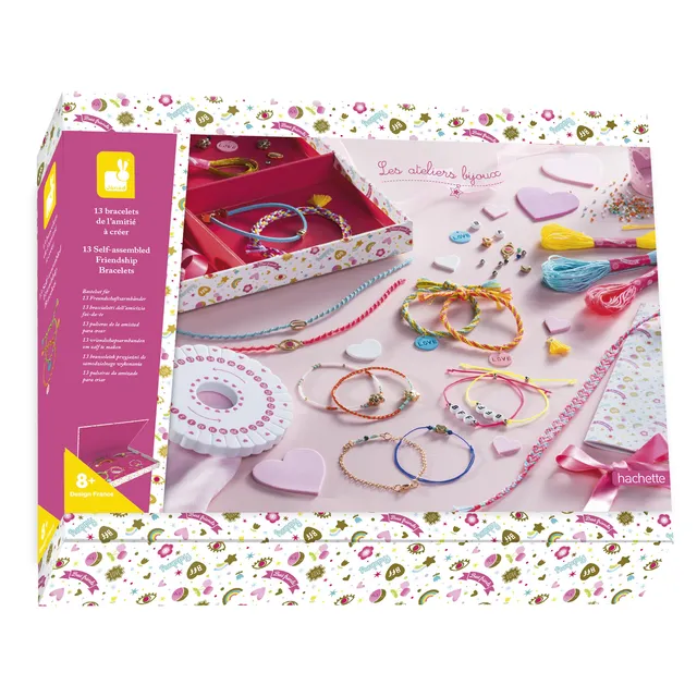 janod-les-ateliers-bijoux-j07939-coffret-13-bracelets-de-l-amiti image 1