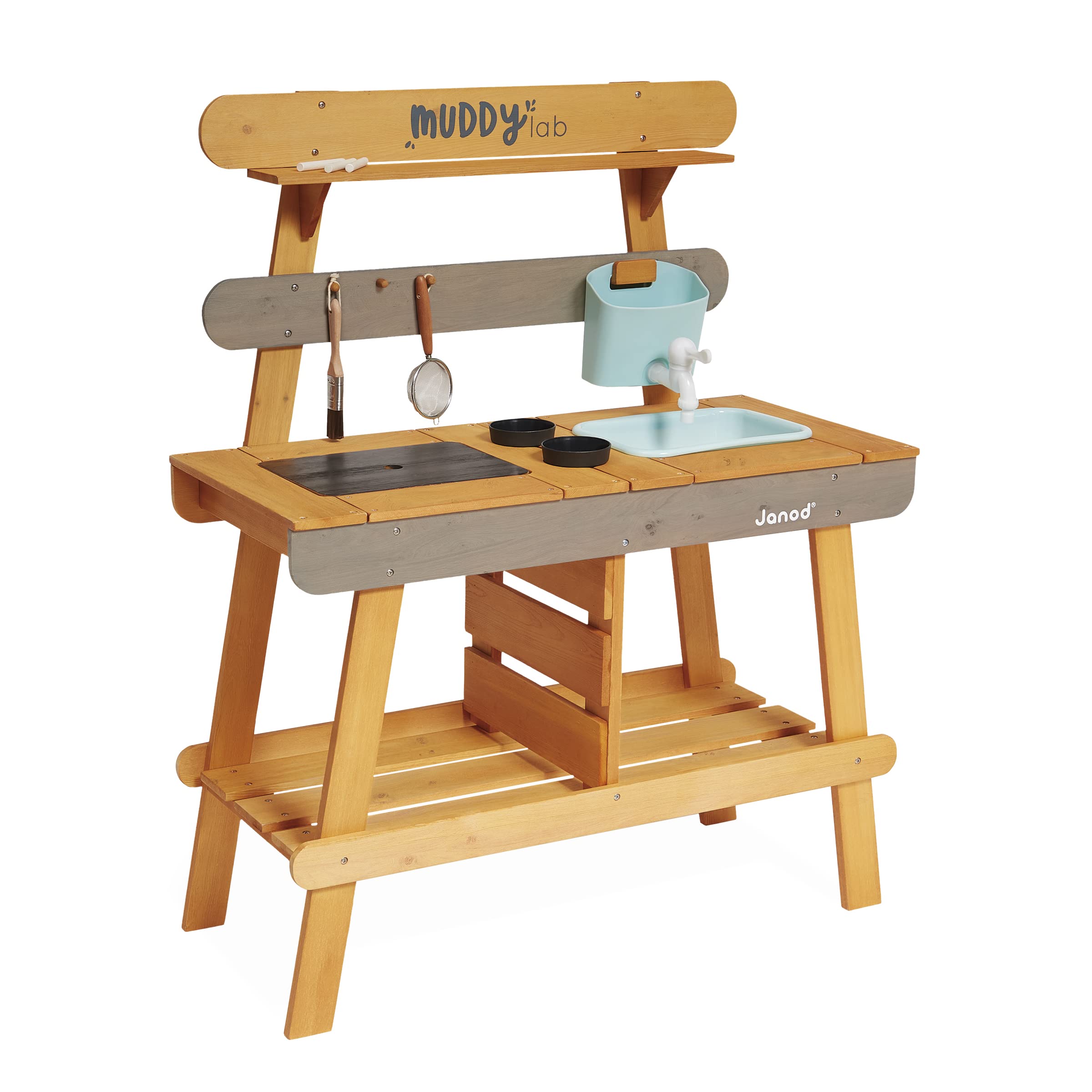janod-muddy-lab-j06632-cuisine-ext-rieure-enfant-bois-fsc-10-accessoires-d-s-3-a image 1