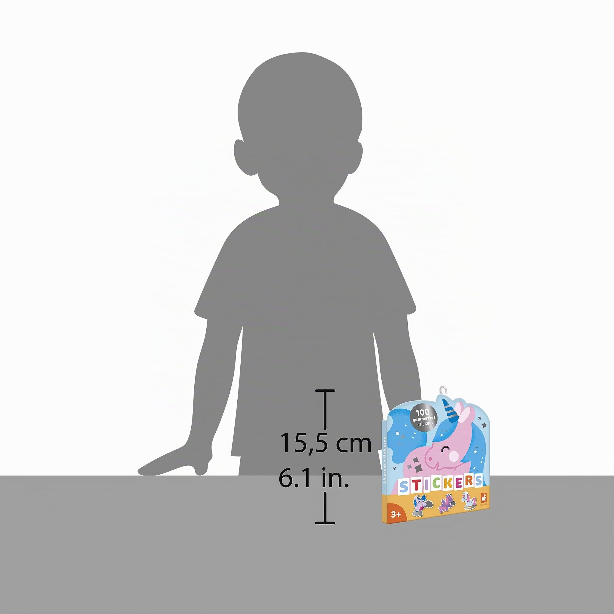 janod-j09190-pack-100-gommettes-licornes-5x5cm-stickers-enfant image 4