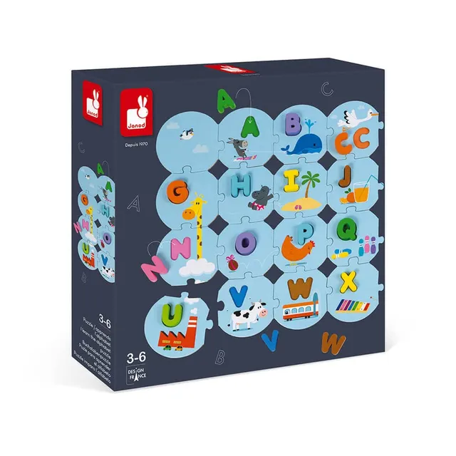 janod-puzzle-alphabet-j02707-puzzle-bois-54-pi-ces-26-lettres-cursives image 1