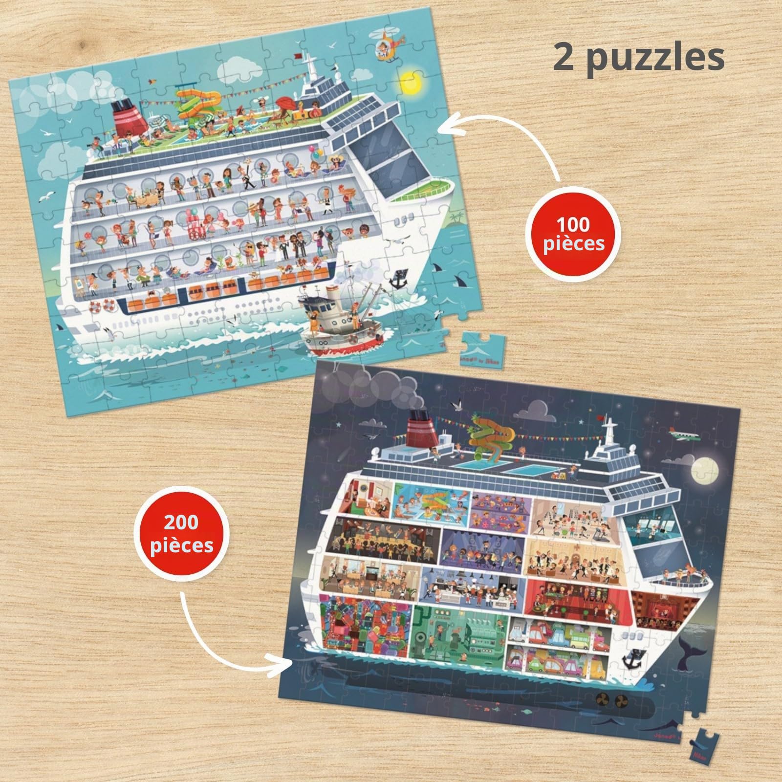 janod-j02726-valisette-2-puzzles-bateau-de-croisi-re-100-et-200-pi-ces image 3