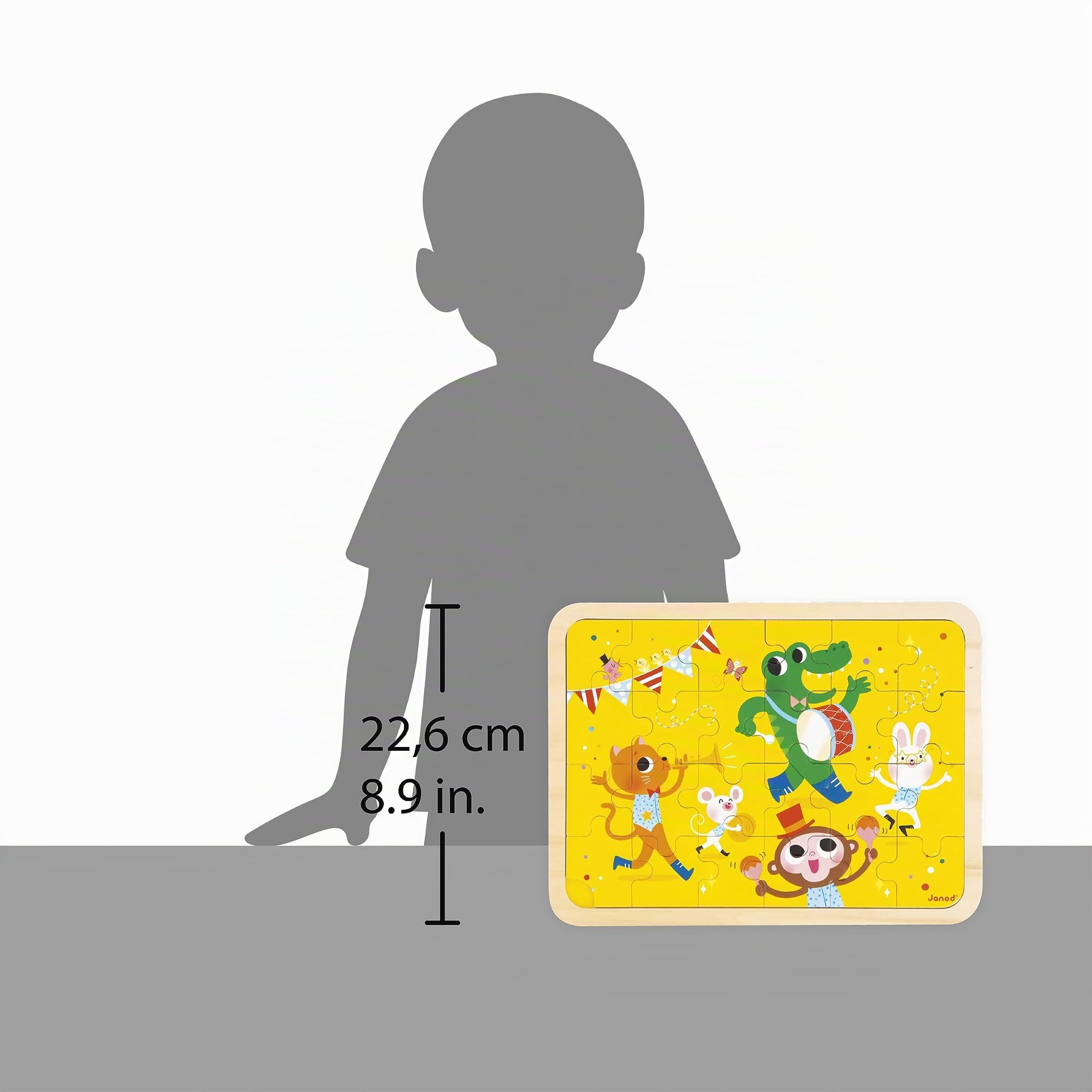 janod-puzzle-en-bois-24-pi-ces-fanfare-des-animaux-j07125-d-s-4-ans image 5