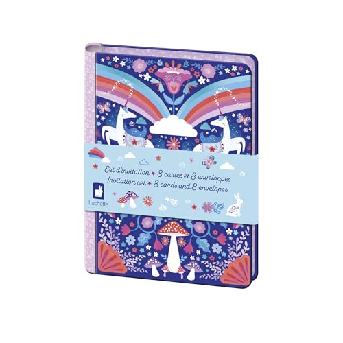 janod-j08933-set-8-invitations-anniversaire-licorne-dreamland image 5