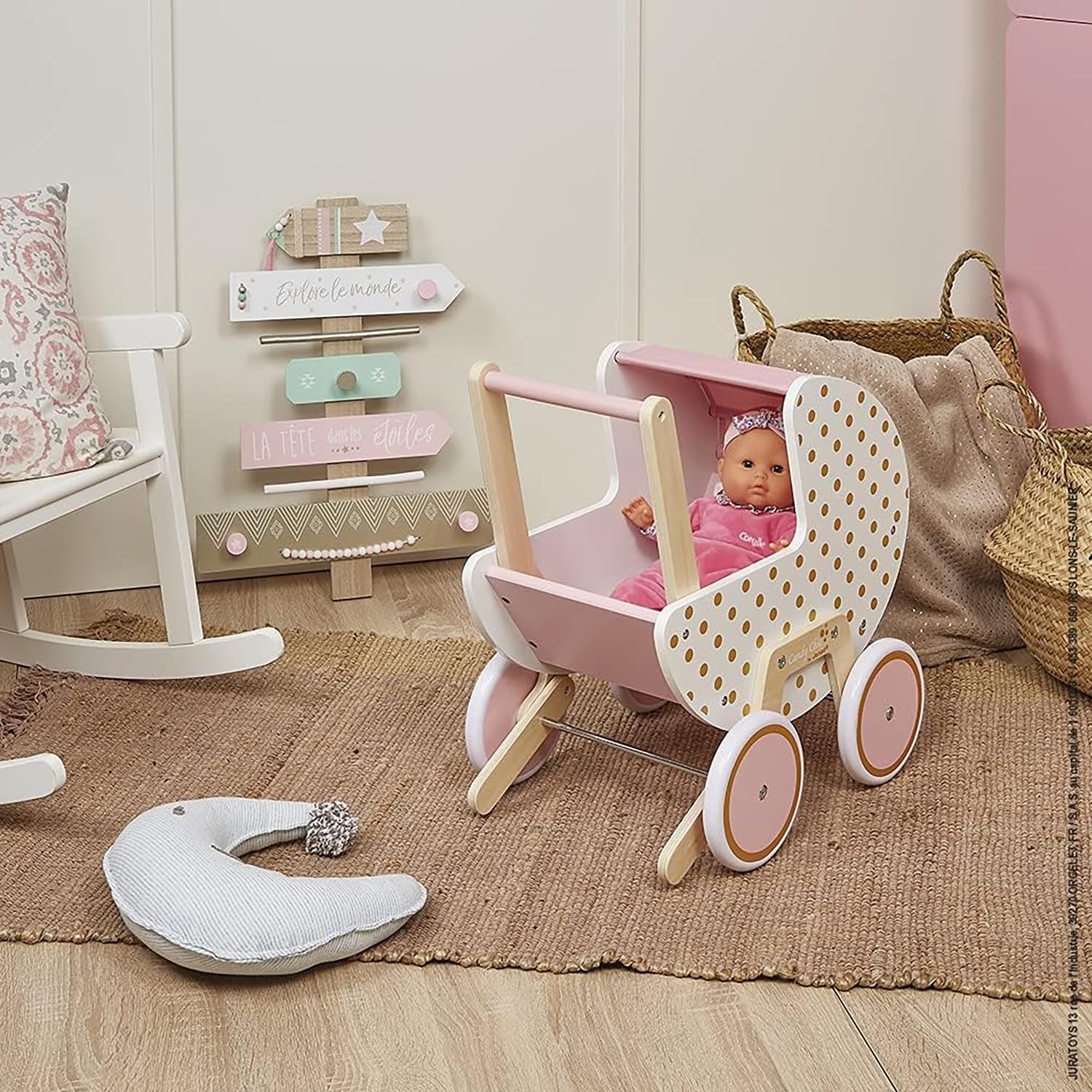 janod-landau-candy-chic-en-bois-j05886-avec-oreiller-et-couverture-d-s-18-mois image 6