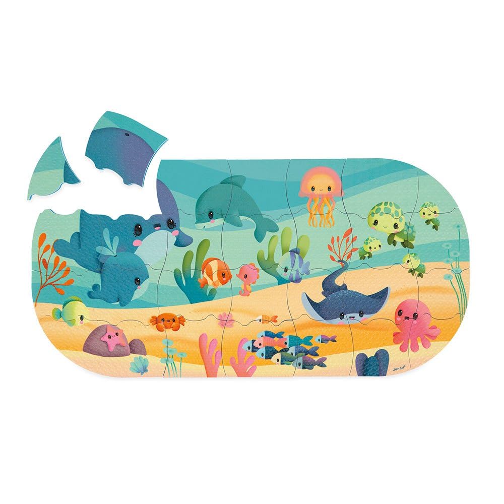 janod-j04727-puzzle-de-bain-28-pi-ces-flottantes-animaux-marins image 3