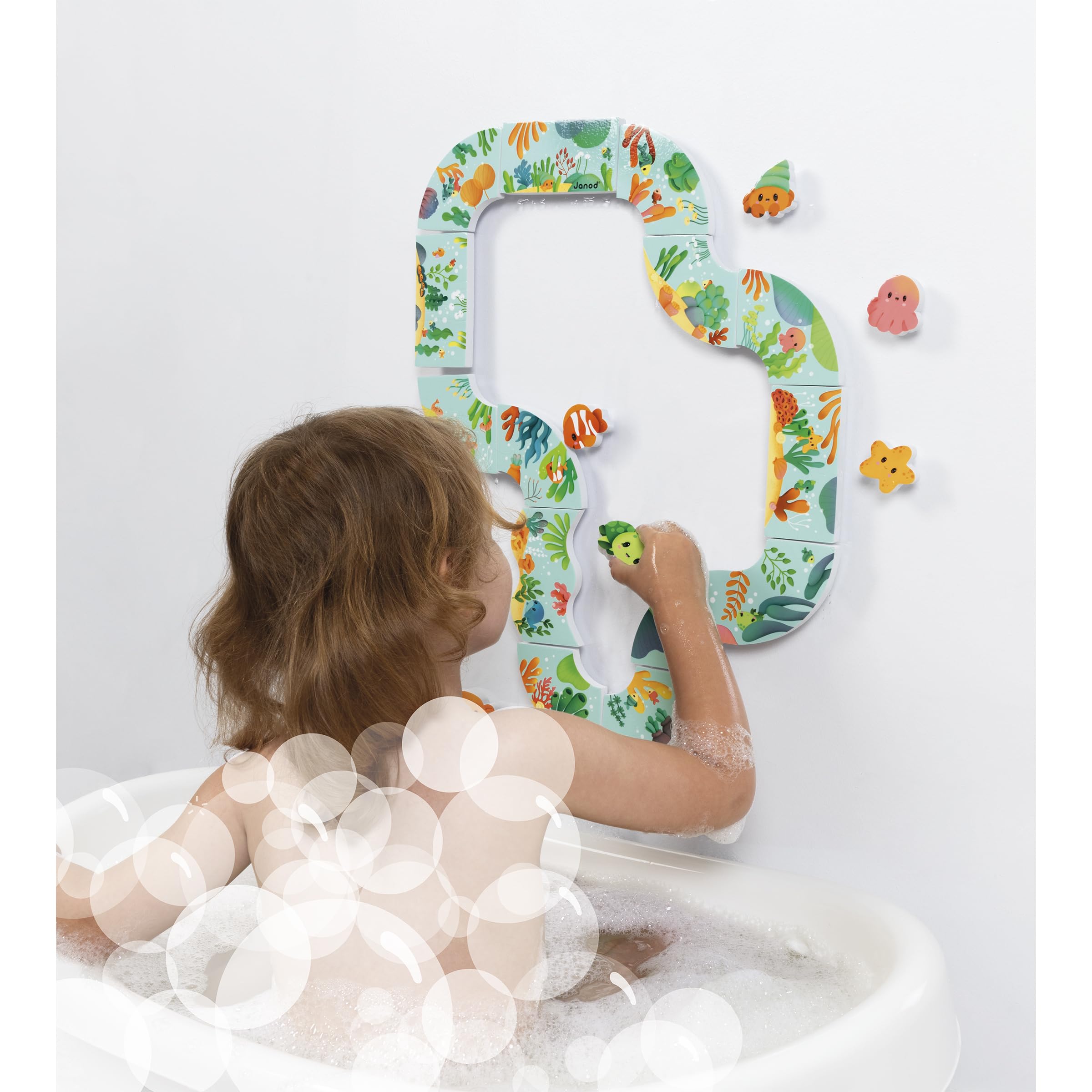 janod-circuit-de-bain-18-mois-parcours-14-pi-ces-8-animaux-filet image 5