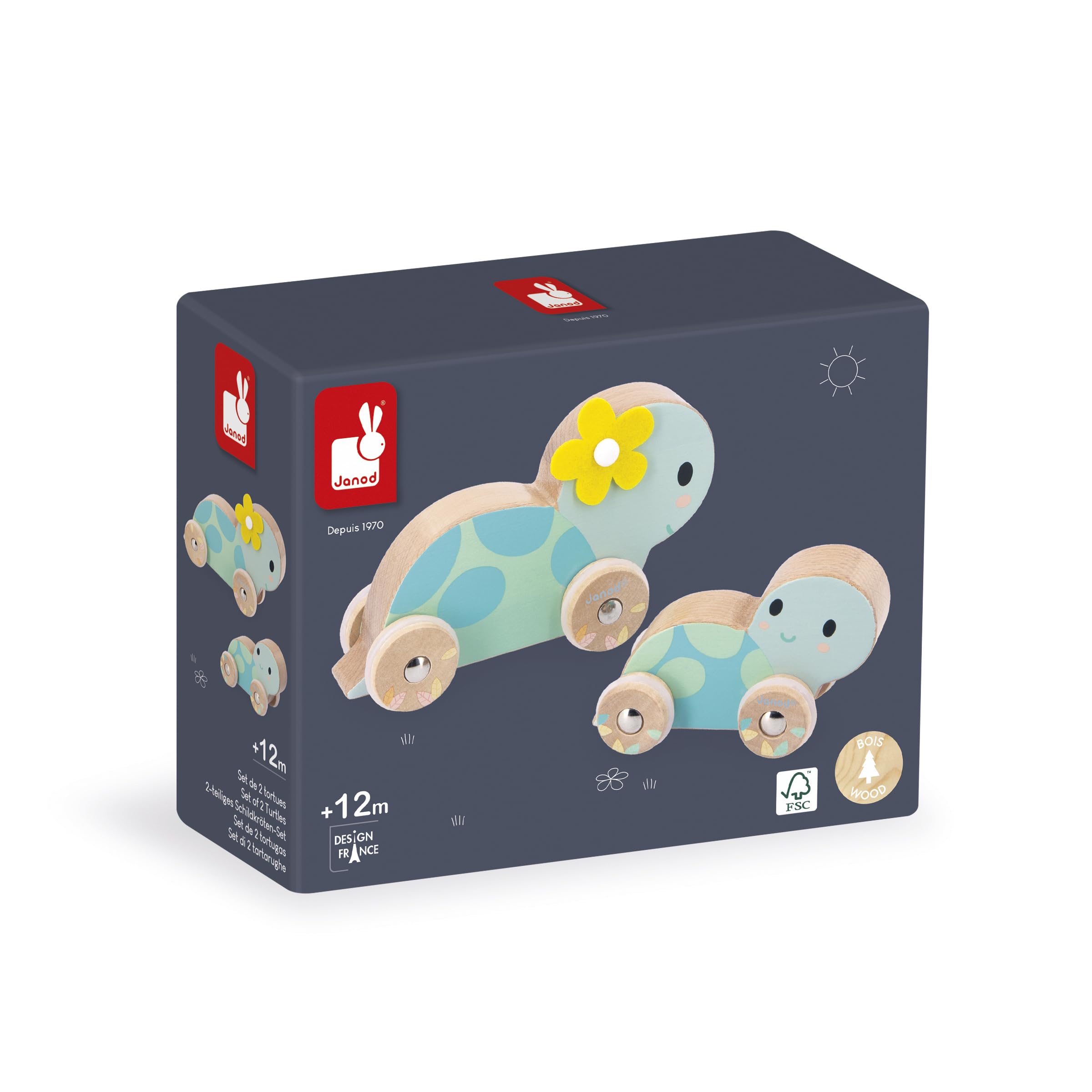 janod-j05148-set-de-2-tortues-en-bois-rouler-roues-silencieuses-d-s-1-an image 6