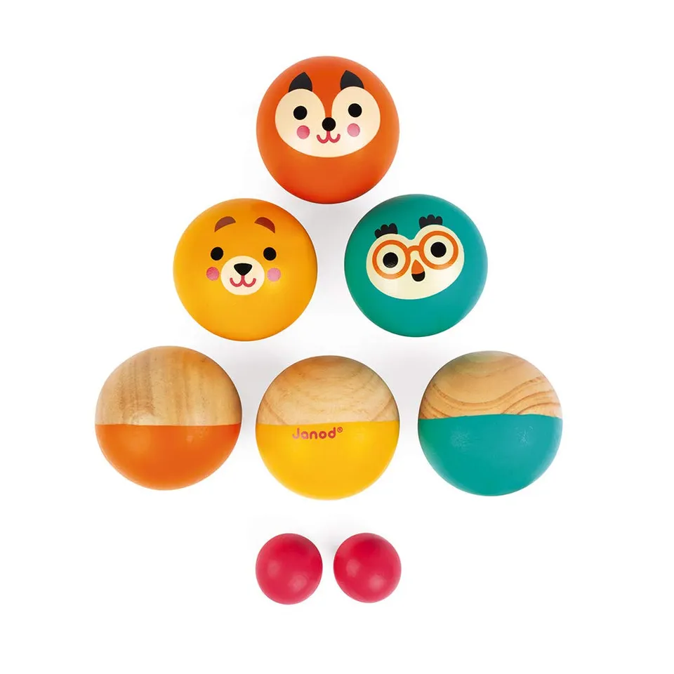 janod-happy-garden-jeu-de-p-tanque-en-bois-enfant-6-boules-2-cochonnets image 1