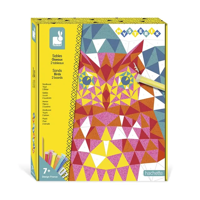 janod-mysterix-j07977-coffret-sables-oiseaux-2-tableaux-r-aliser image 1