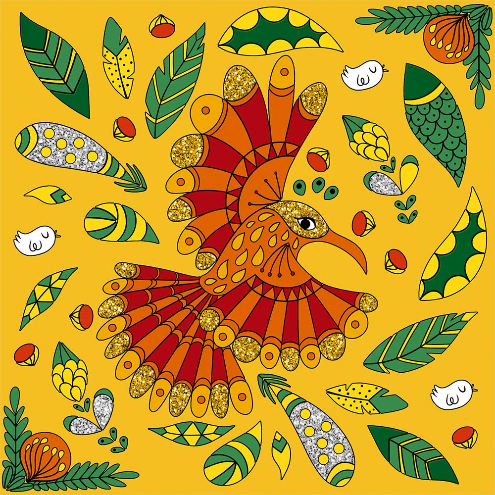 janod-kit-cr-atif-paillettes-et-dorures-oiseaux-8-tableaux image 6